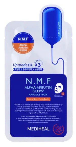 Mediheal NMF Alpha Arbutin Glow Ampoule Mask 1 st