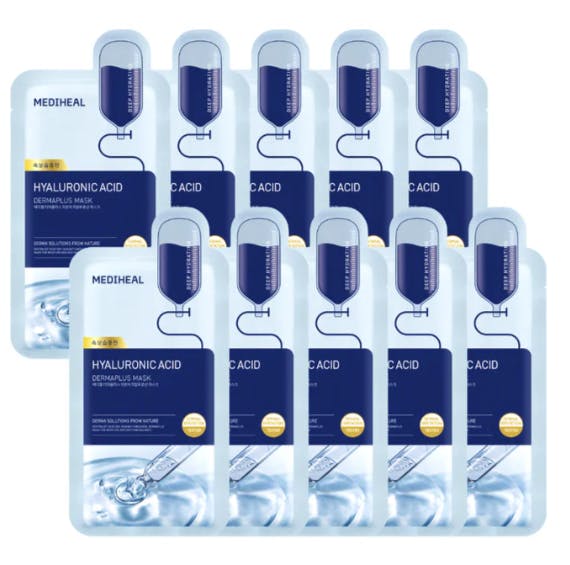 Mediheal Dermaplus Low Molecular Hyaluronic Acid Mask 10 pcs