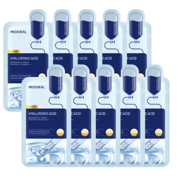 Mediheal Dermaplus Low Molecular Hyaluronic Acid Mask 10 pcs