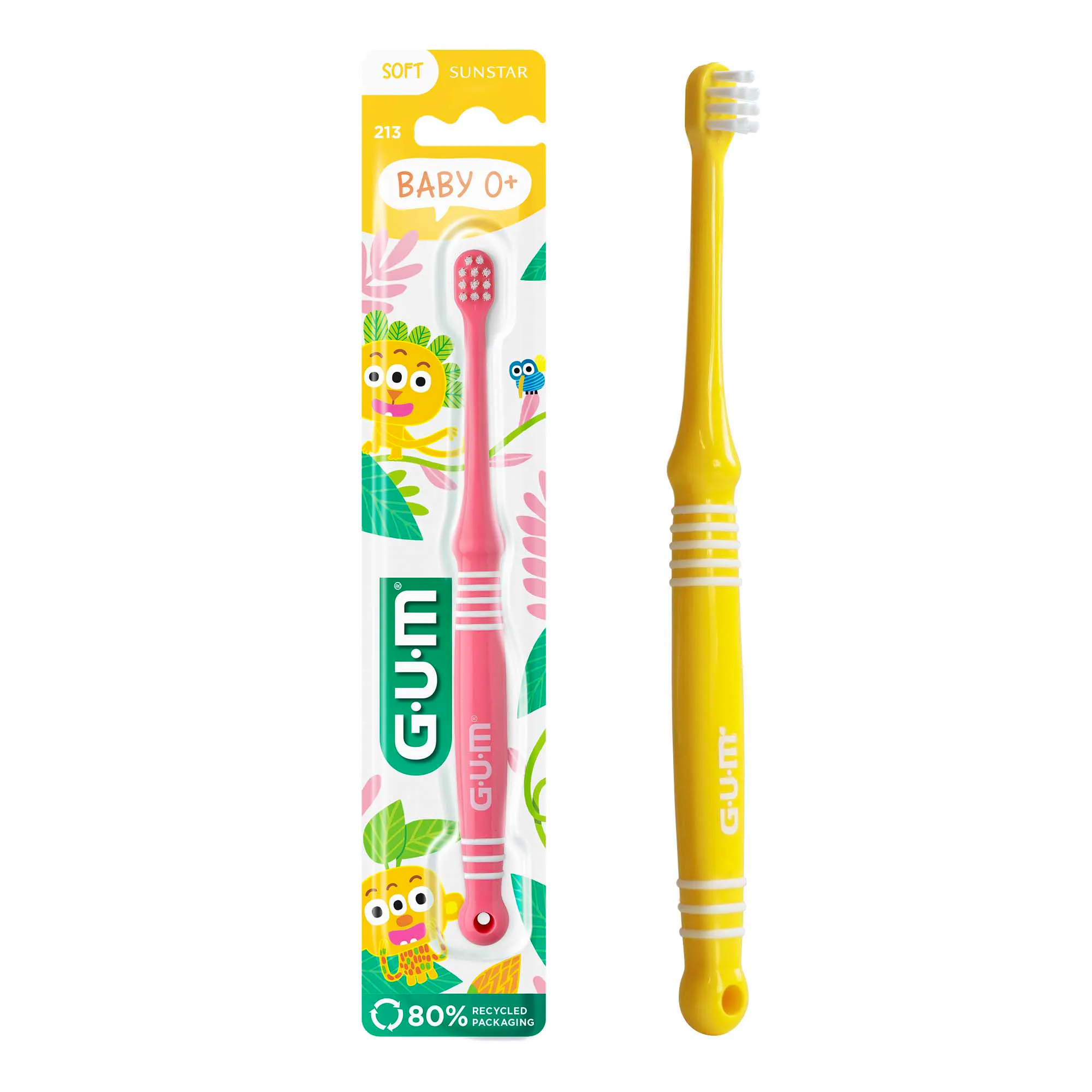 GUM Baby Toothbrush 0-2 Years Assorted 1 pcs