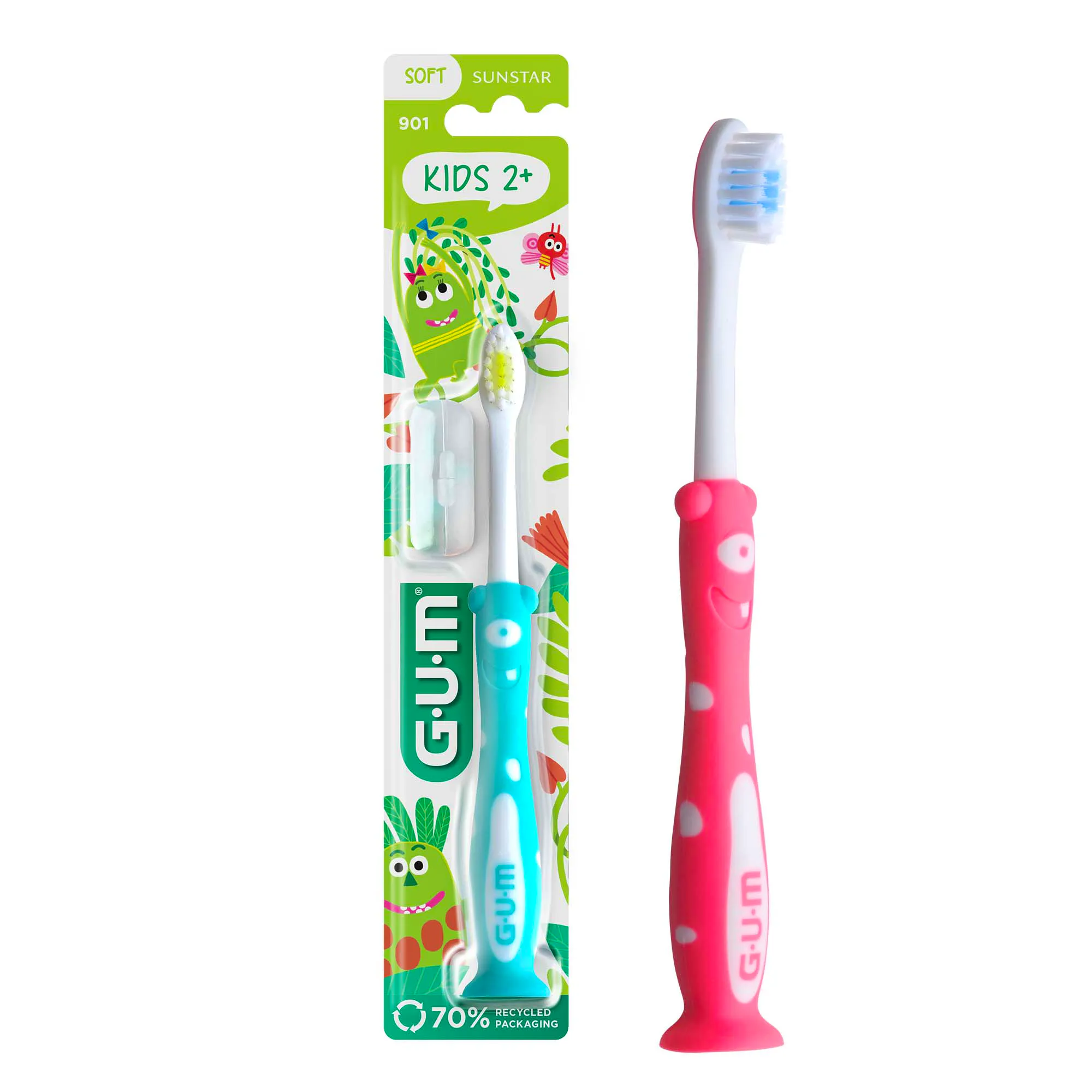 GUM Kids Toothbrush 2+ Years Assorted 1 pcs
