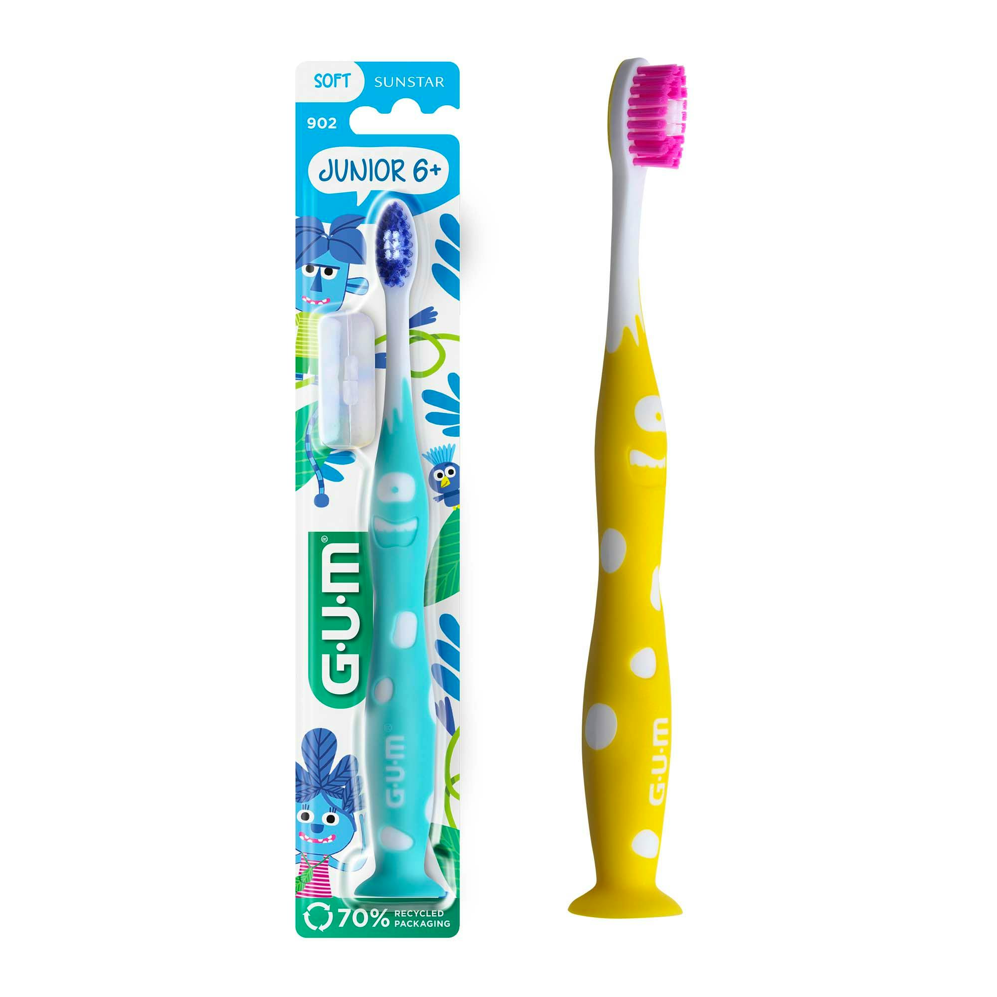 GUM Junior Toothbrush 6+ Years Assorted 1 kpl