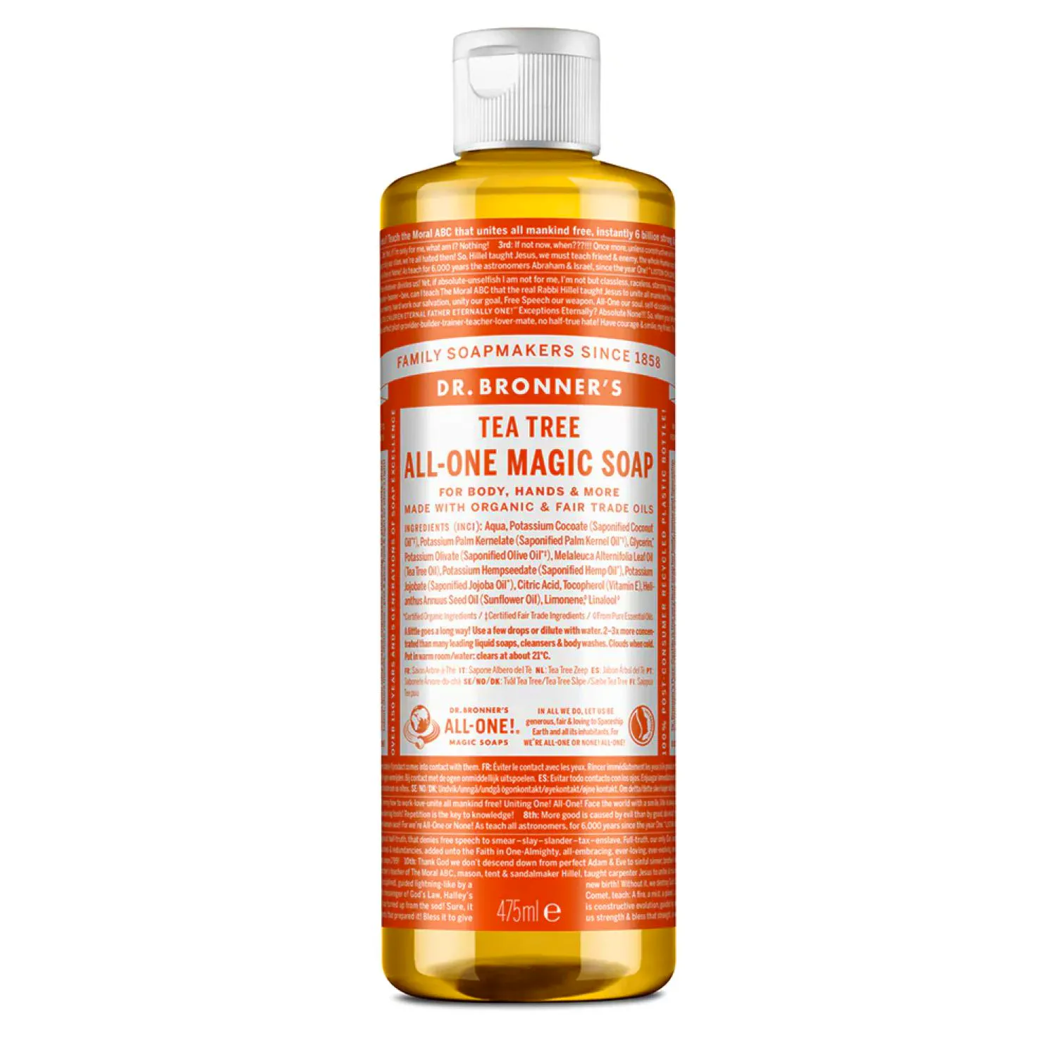 Dr. Bronner’s Castile Soap Tea Tree 475 ml