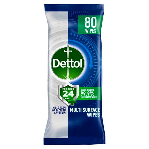 Dettol Antibacterial Wipes Protect 24 80 pcs