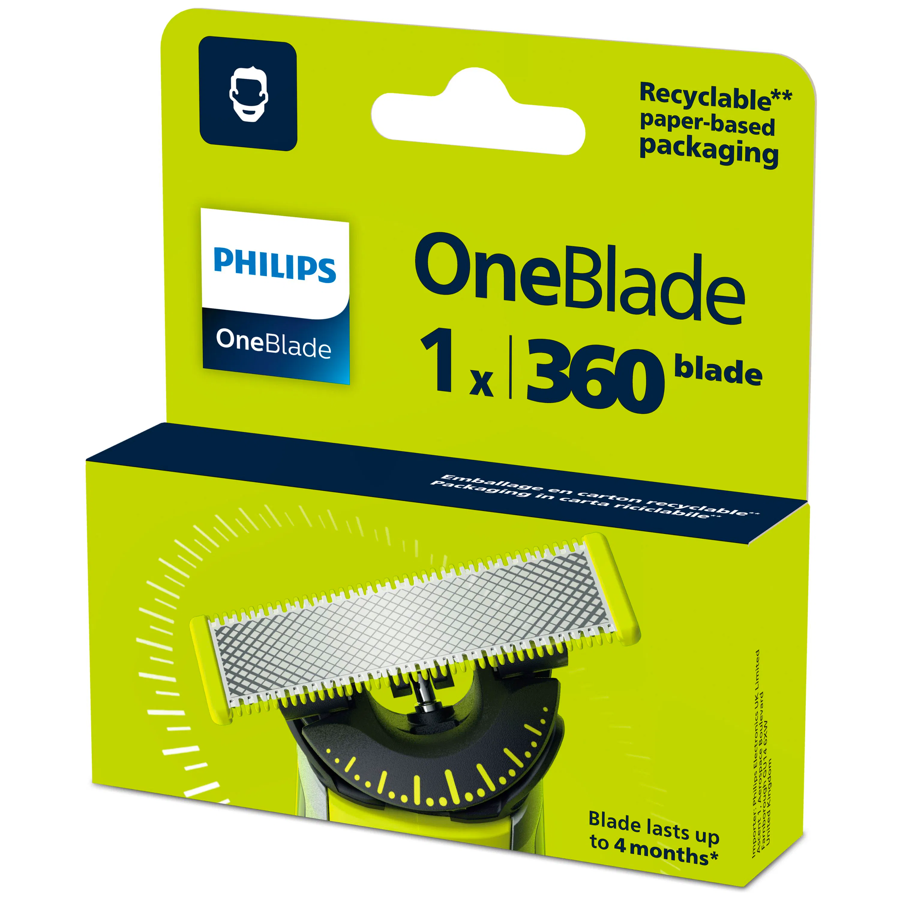 Philips OneBlade 360-Blade 1 pcs