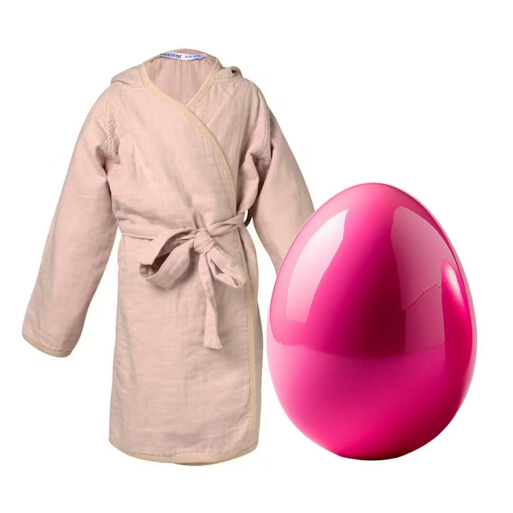 Mininor Bath Robe Peach 24-36 m 1 st