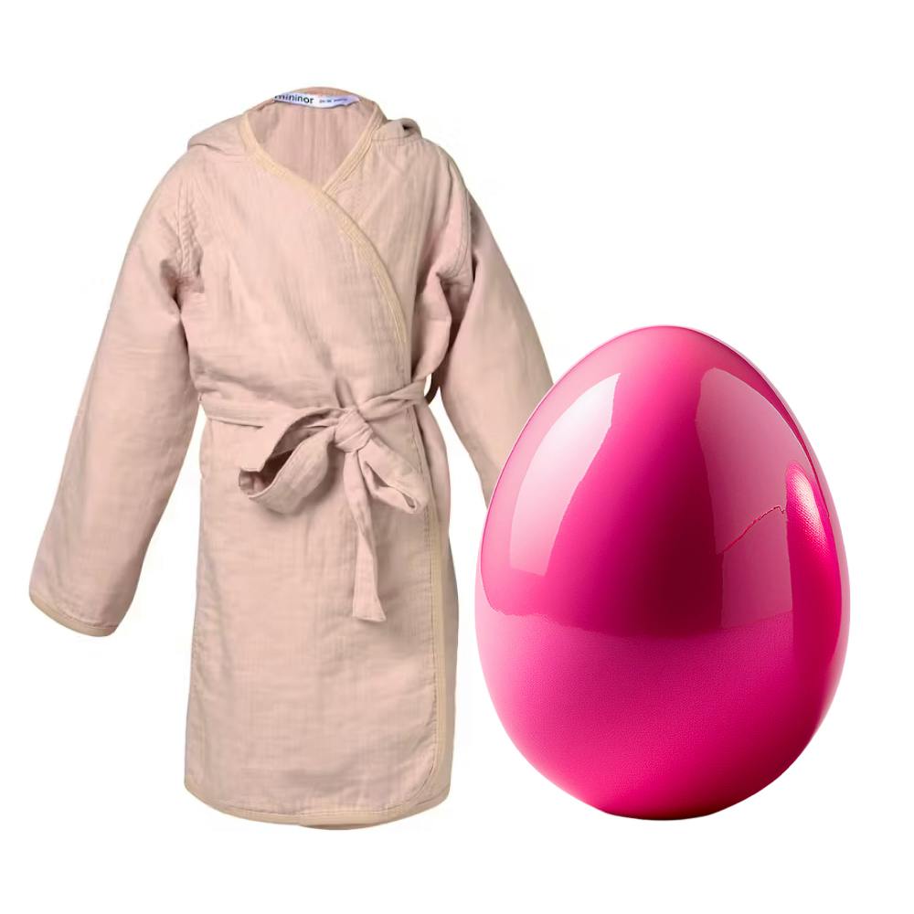 Mininor Bath Robe Peach 12-24 m 1 st