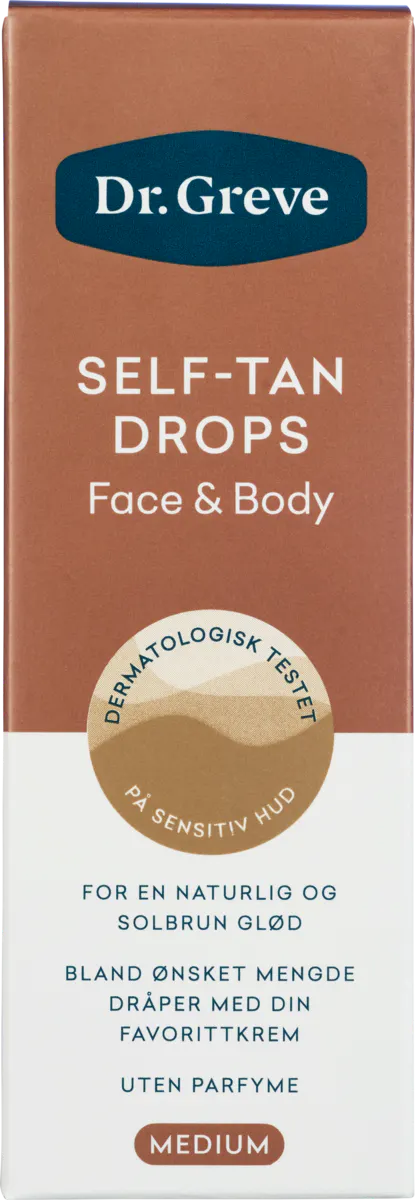 Dr. Greve Self-Tan Drops Face & Body Medium 30 ml