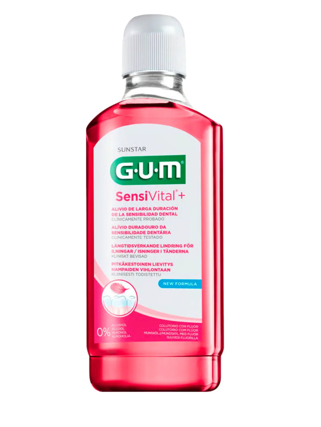 GUM Mouthwash SensiVital+ 500 ml