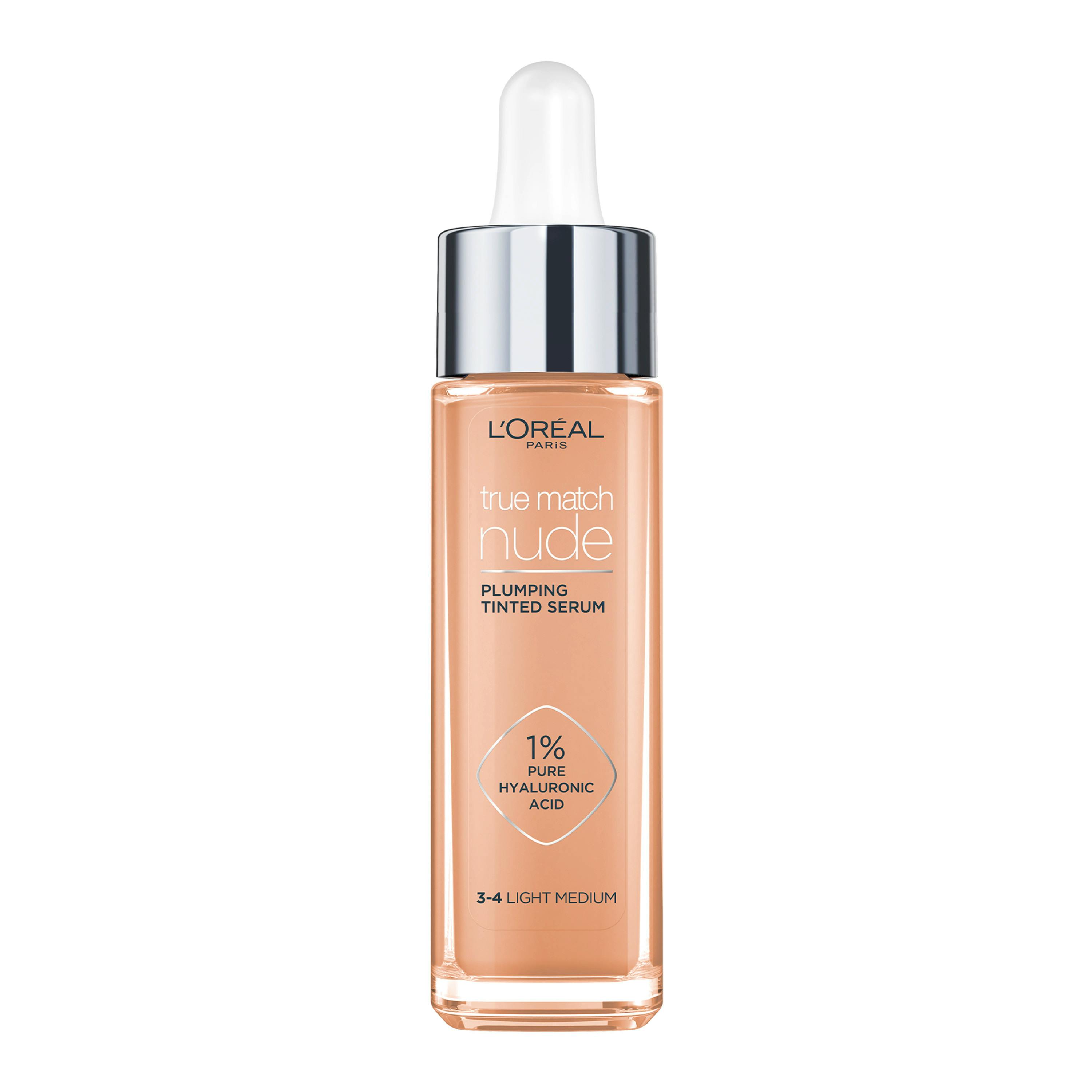 L'Oréal Paris True Match Nude Plumping Tinted Serum Light Medium 3-4 30 ml