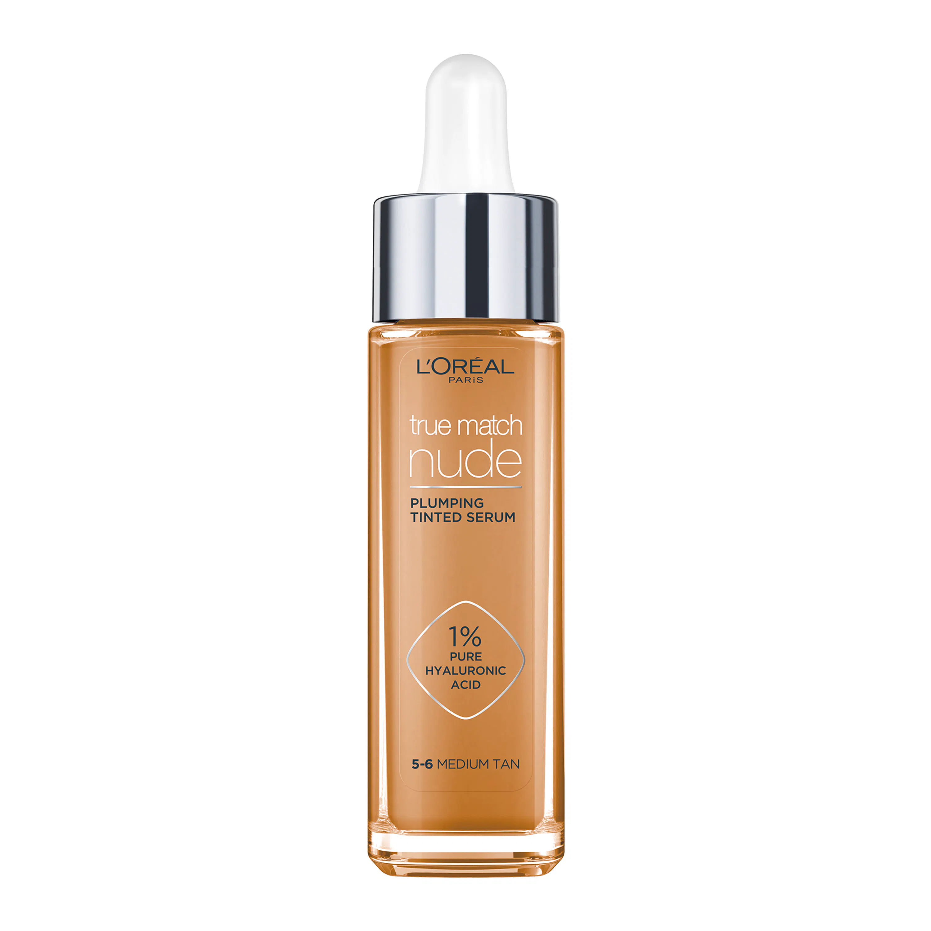 L'Oréal Paris True Match Nude Plumping Tinted Serum Medium Tan 5-6 30 ml