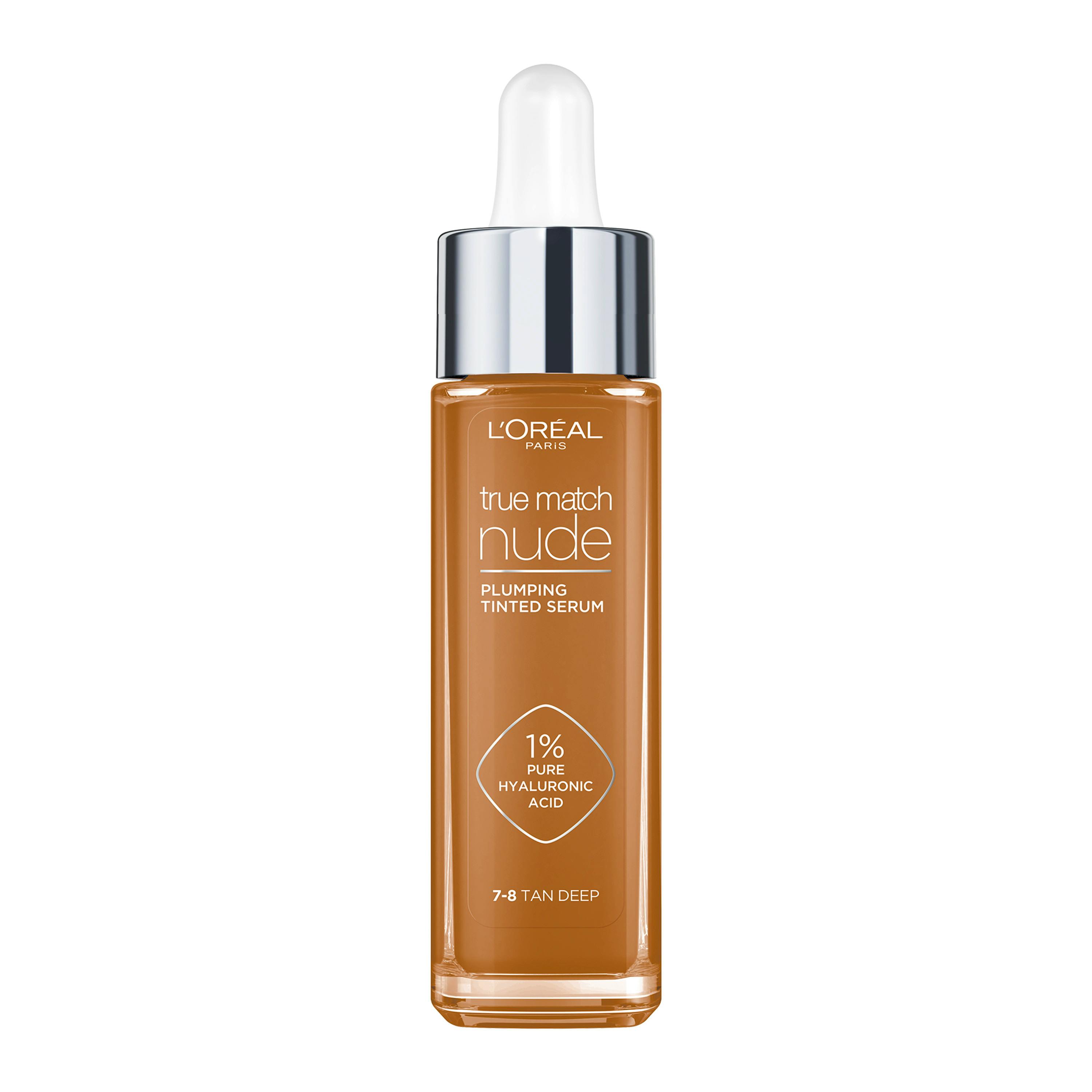 L'Oréal Paris True Match Nude Plumping Tinted Serum Tan Deep 7-8 30 ml