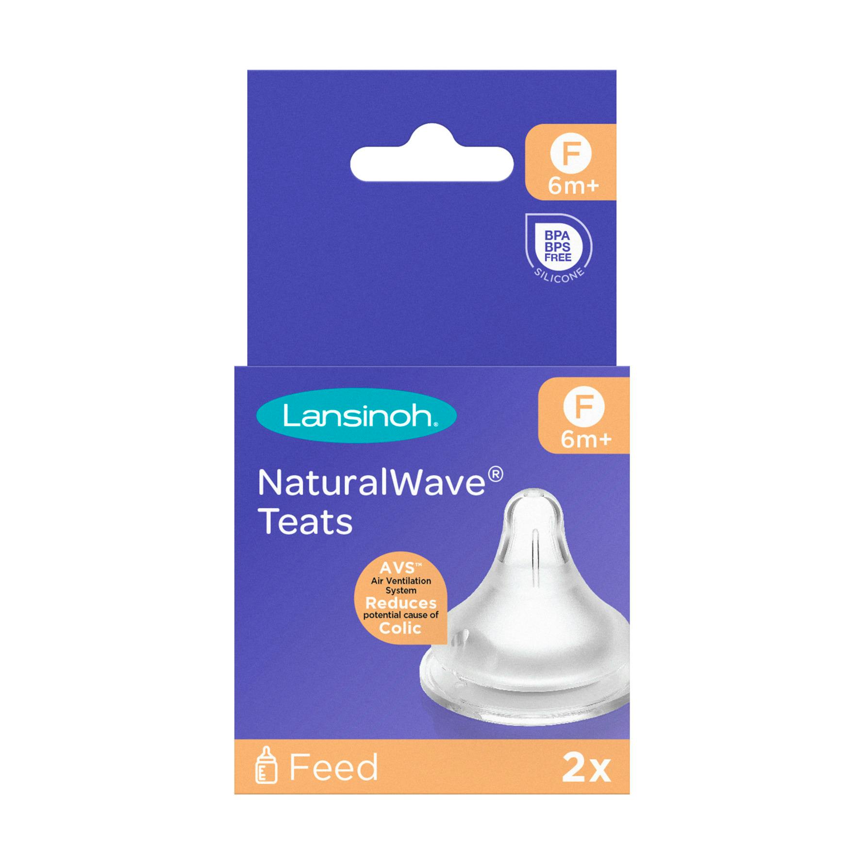Lansinoh NaturalWave Teats Medium Flow 2 st