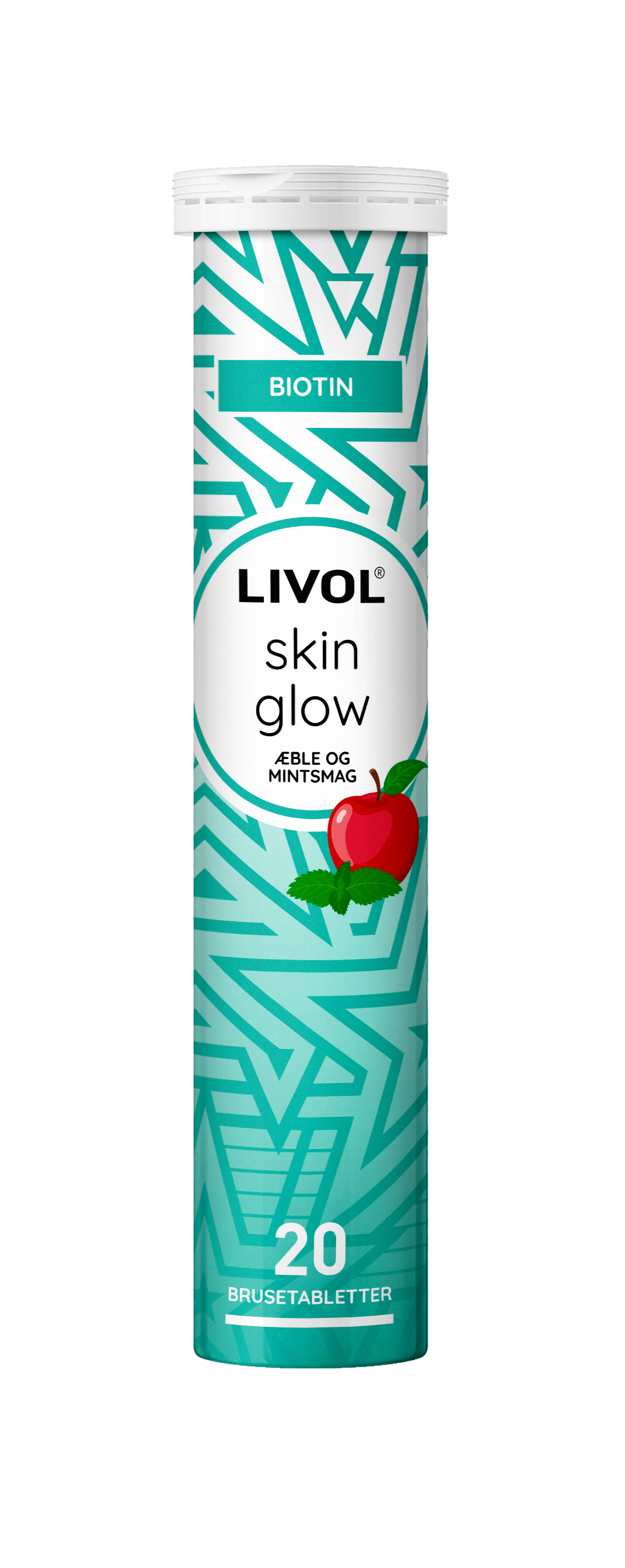 Livol Skin Glow Brusetabletter Biotin 20 stk