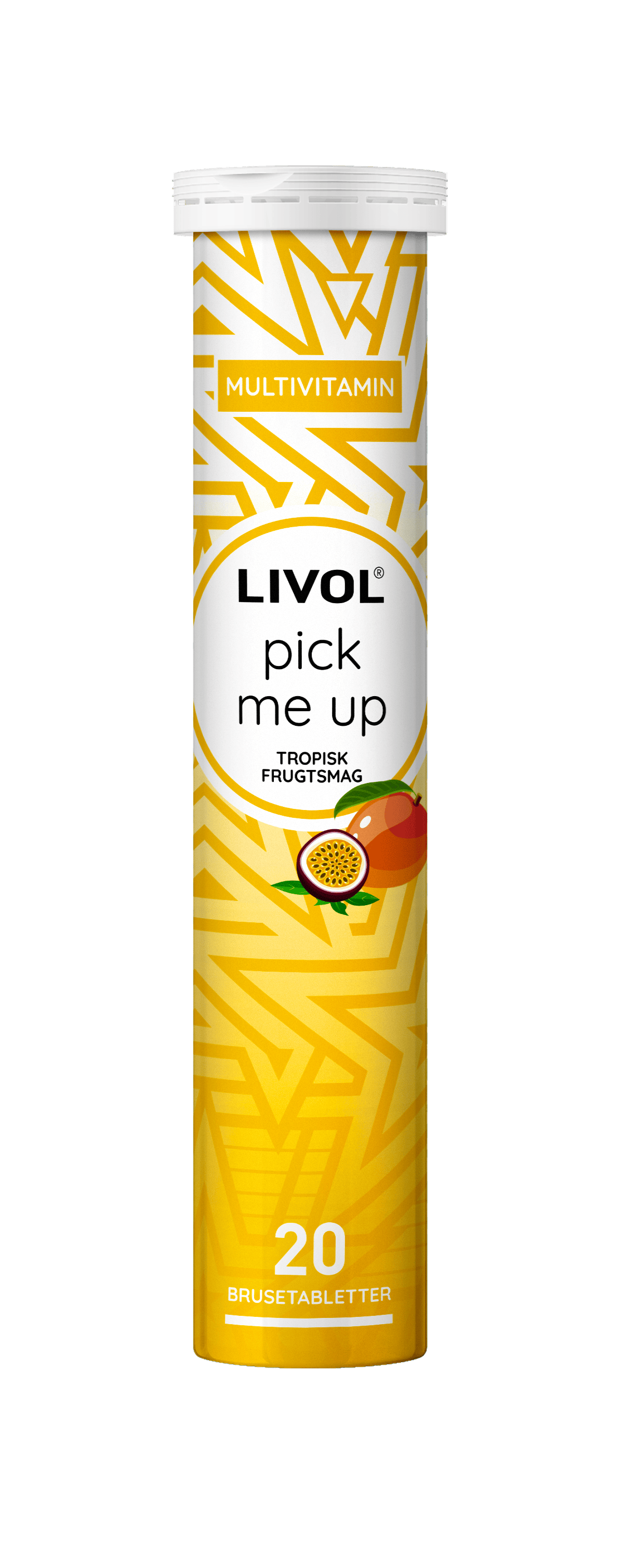 Livol Pick Me Up Brusetabletter Tropisk 20 stk