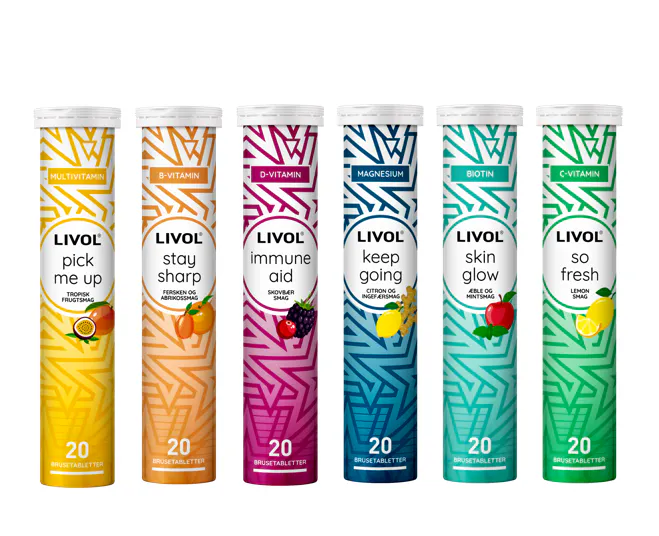Livol Brus Package 20 pcs + 20 pcs + 20 pcs + 20 pcs + 20 pcs + 20 pcs
