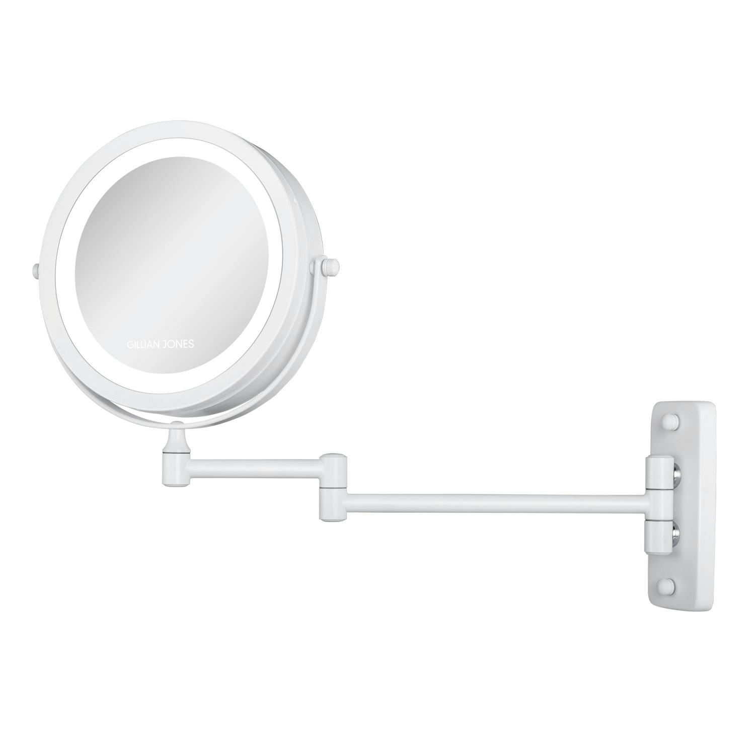 Gillian Jones Double-Sided Wall Mirror White with LED Light 1 kpl