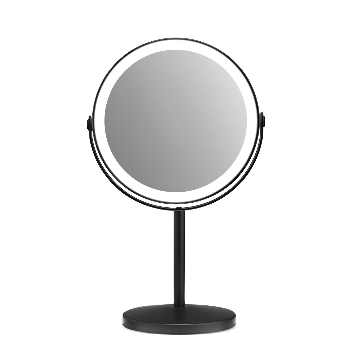 Gillian Jones Rechargeable LED Table Mirror Matte Black 1 kpl