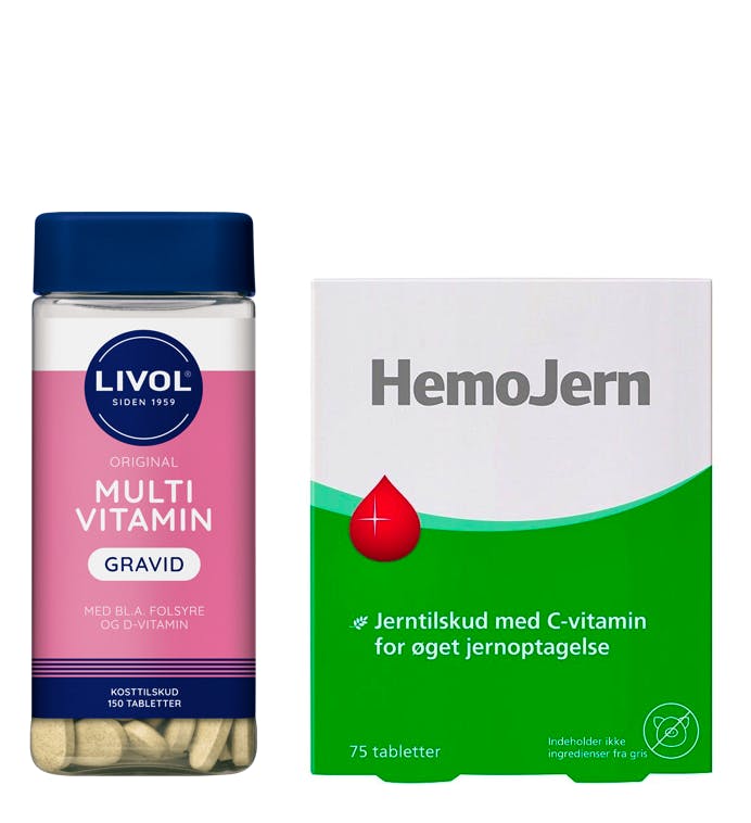 Livol Gravid Multivitamin + Hemojern 150 pcs + 75 stk