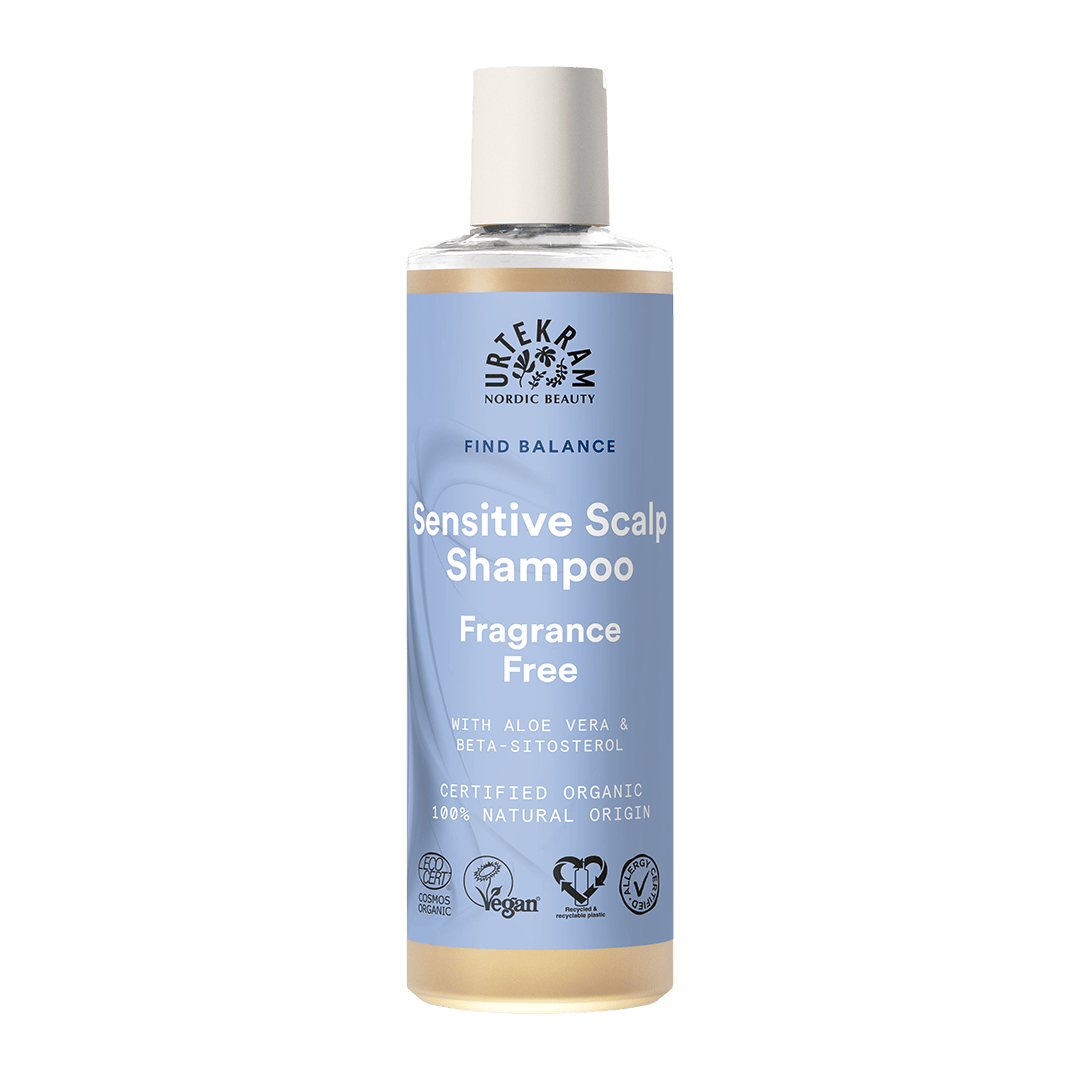 Urtekram Sensitive Scalp Fragrance Free Shampoo Øko 250 ml