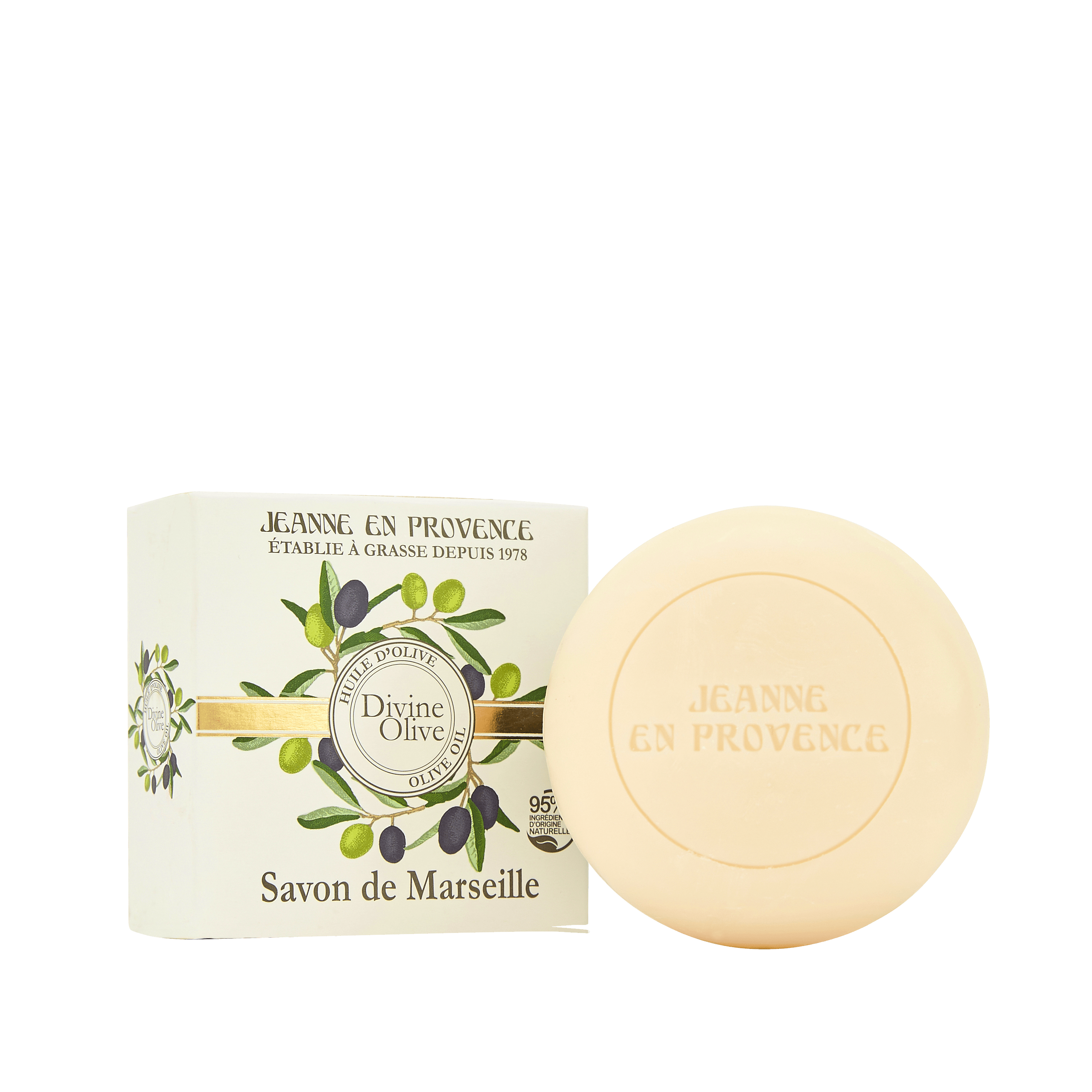 Jeanne en Provence Divine Olive Solid Soap 100 g