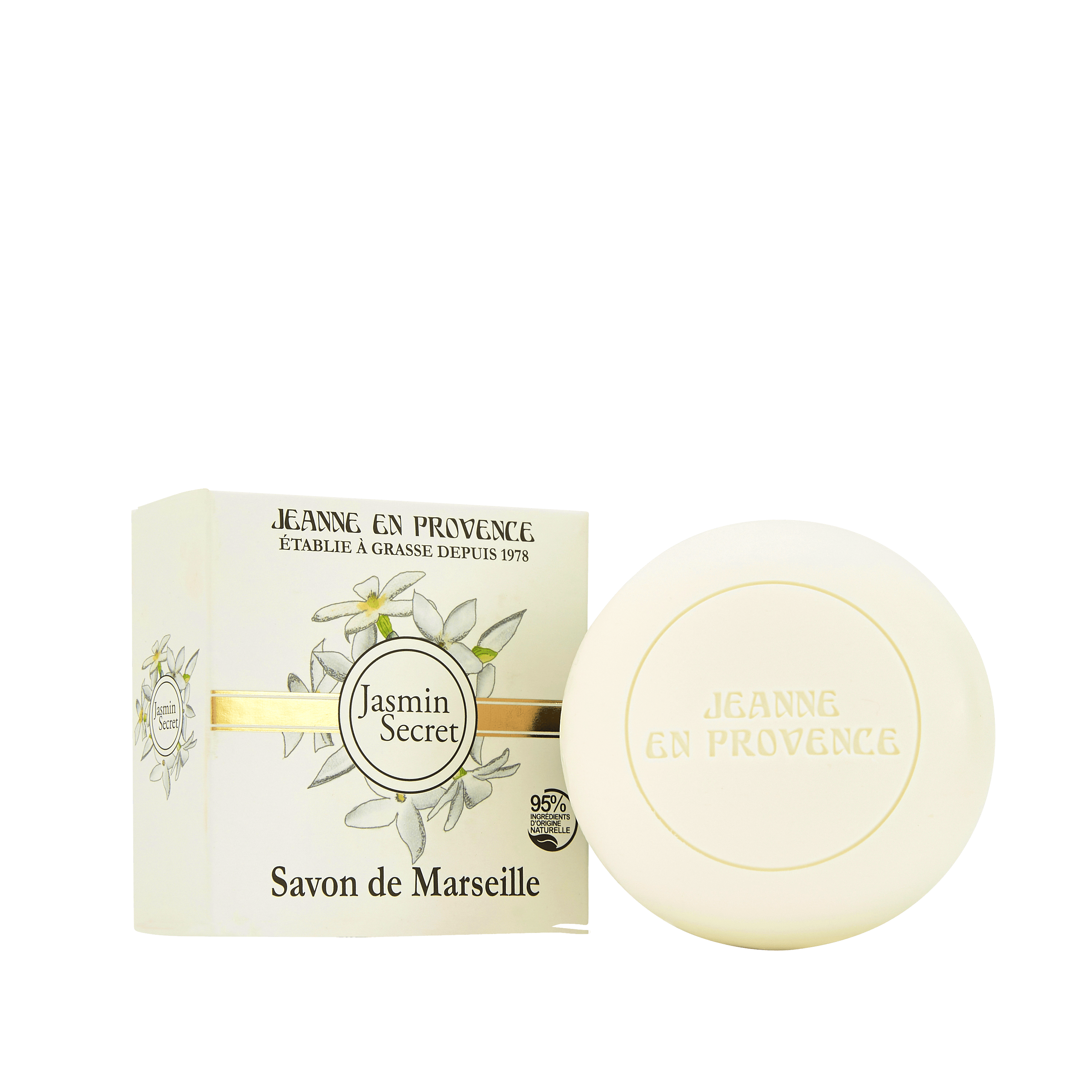 Jeanne en Provence Jasmin Secret Solid Soap 100 g