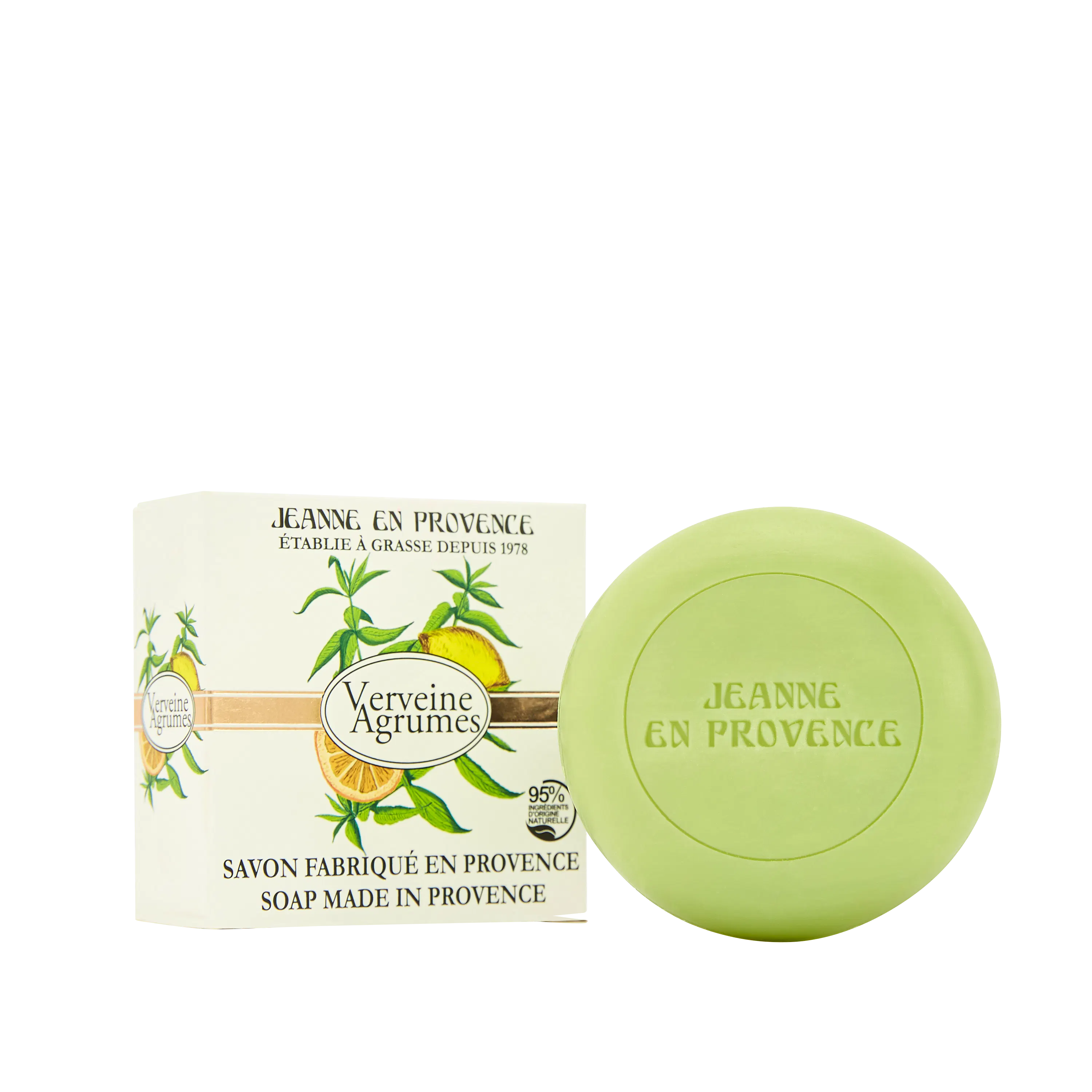 Jeanne en Provence Verveine Agrumes Solid Soap 100 g