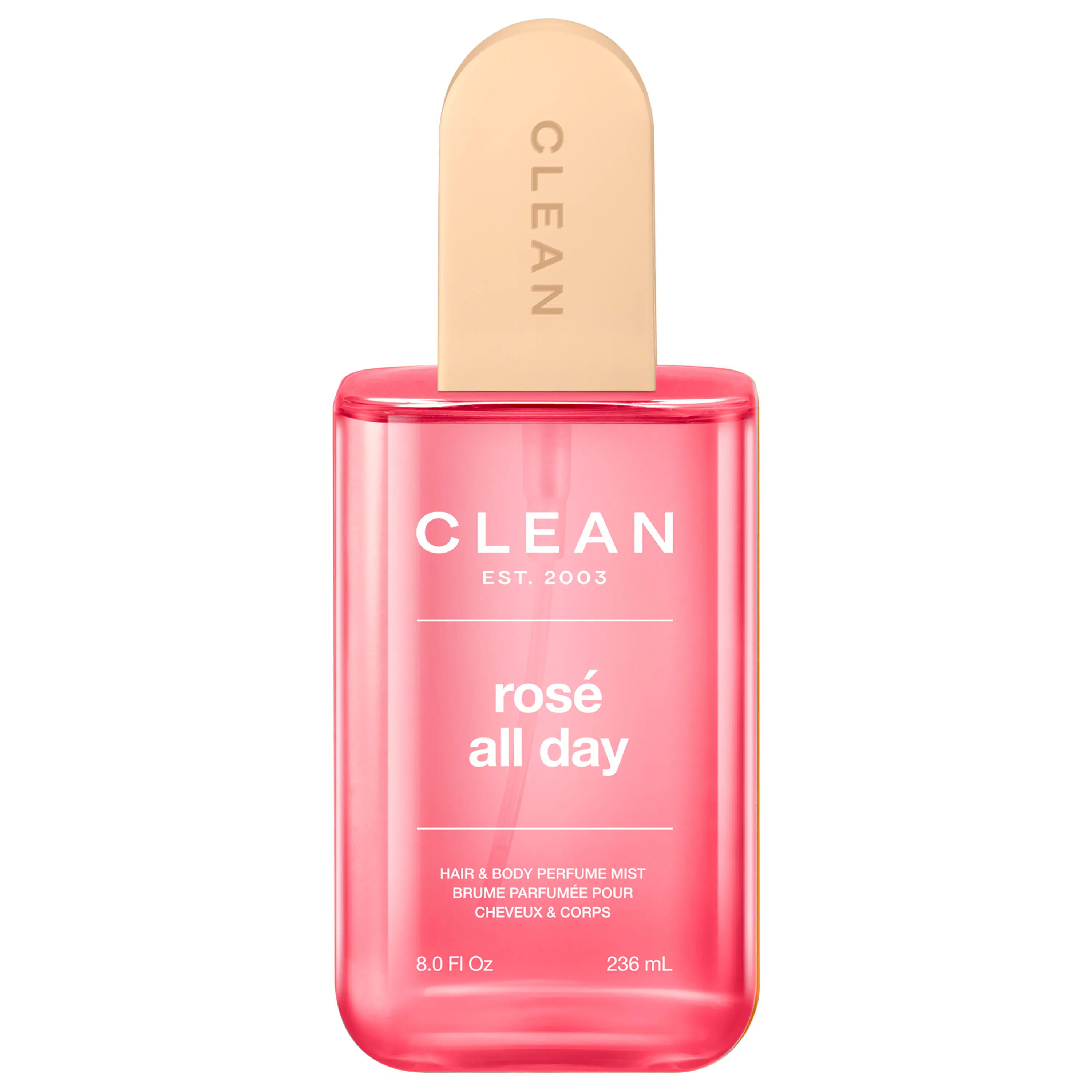 Clean Rosé All Day Hair & Body Perfume Mist 236 ml