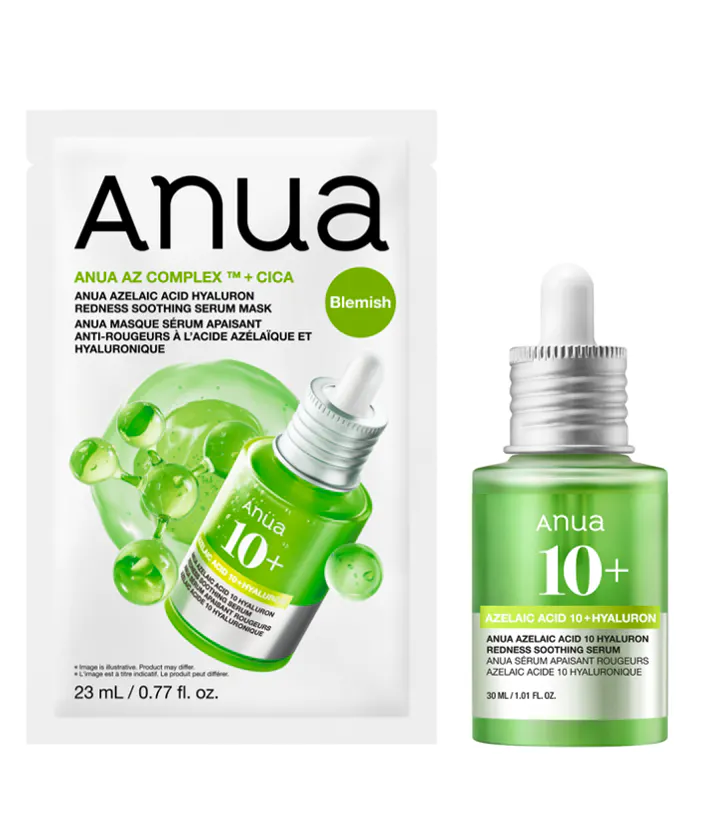 Anua Azelaic Acid 10 Hyaloron Serum + Azelaic Acid Hyaluron Serum Mask 30 ml + 1 pcs