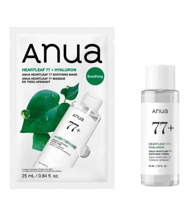 Anua Heartleaf 77% Soothing Toner + Heartleaf 77 Soothing Sheet Mask 40 ml + 1 st