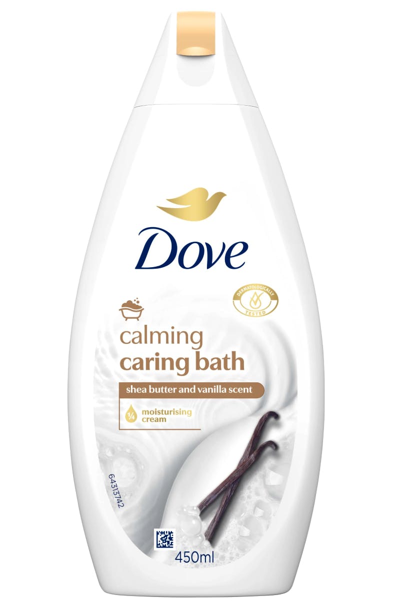 Dove Caring Bath Shea Butter With Warm Vanilla Bath Cream 450 ml