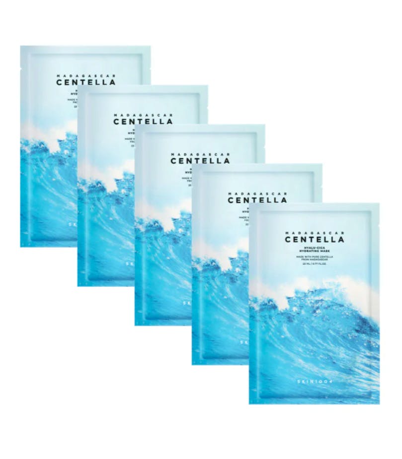 SKIN1004 Madagascar Centella Hyalu-Cica Hydrating Mask 5 pcs