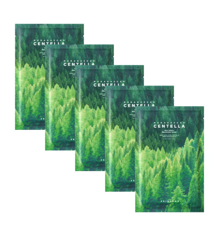 SKIN1004 Madagascar Centella Tea-Trica Relaxing Mask 5 pcs