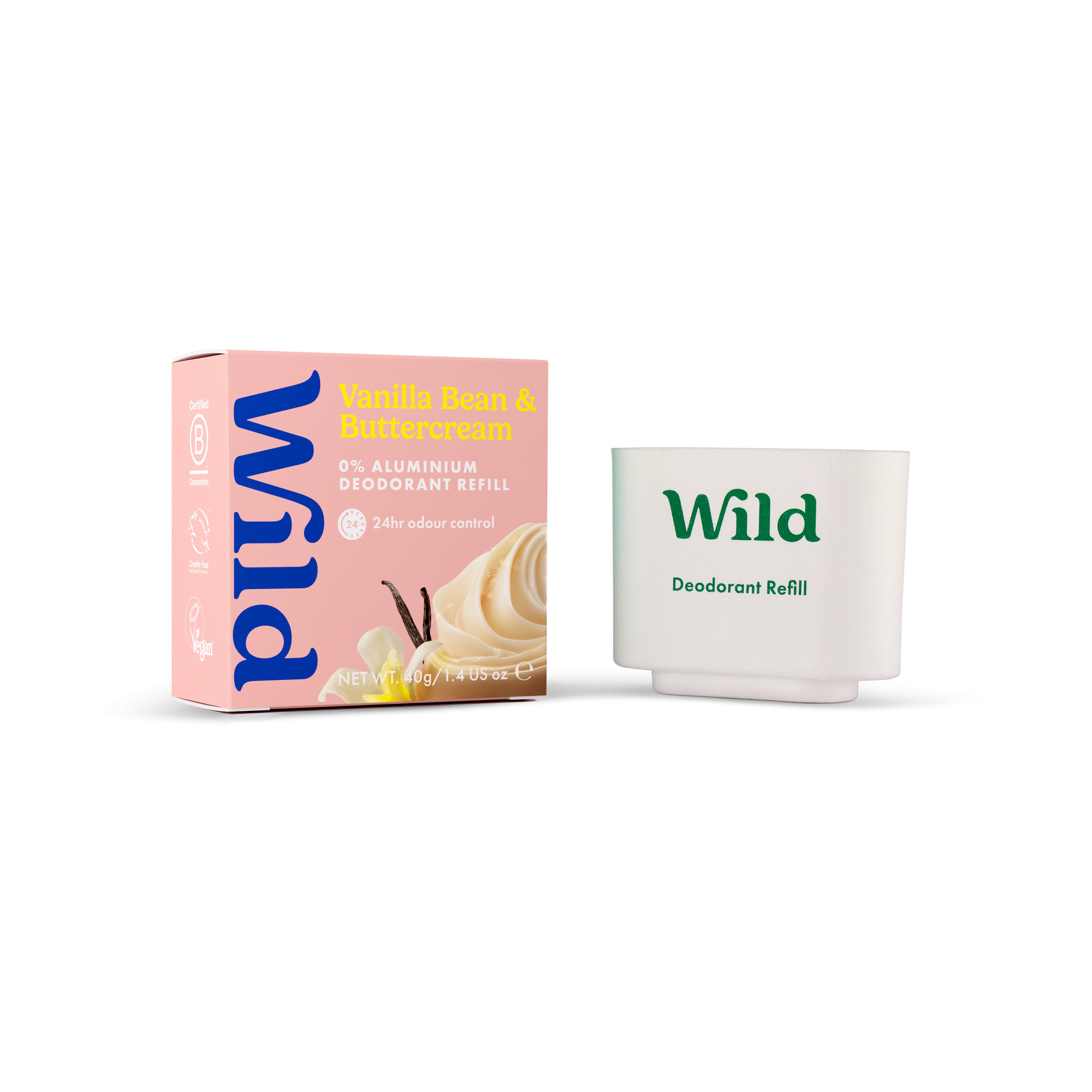 Wild Deo Stick Refill Vanilla Bean Buttercream 40 g