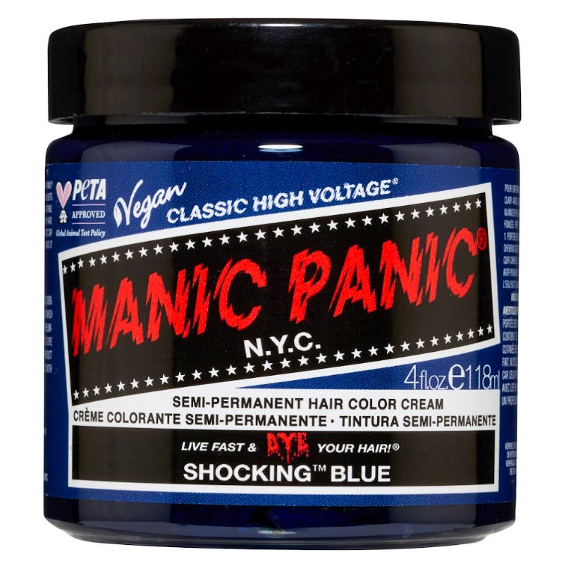 Manic Panic Semi-Permanent Hair Color Cream Shocking Blue 118 ml