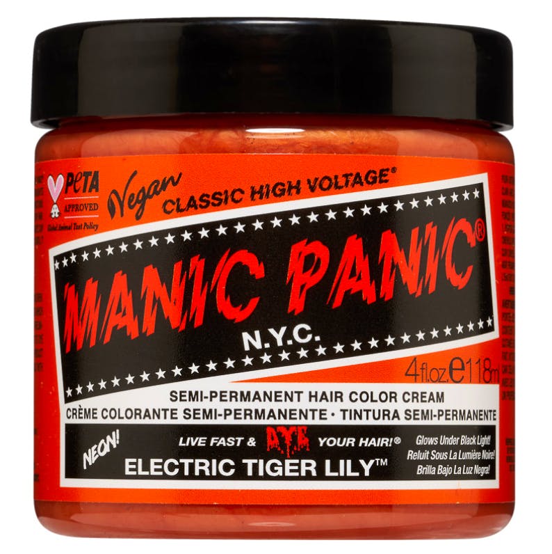 Manic Panic Semi-Permanent Hair Color Cream Electric Tiger Lily 118 ml