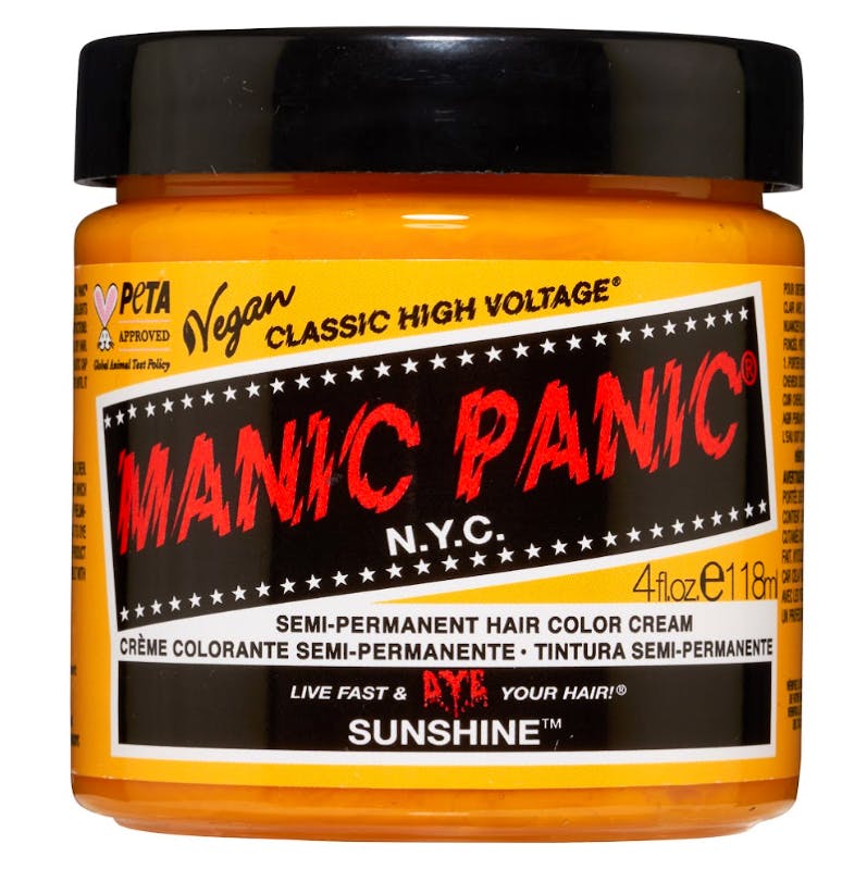 Manic Panic Semi-Permanent Hair Color Cream Sunshine 118 ml