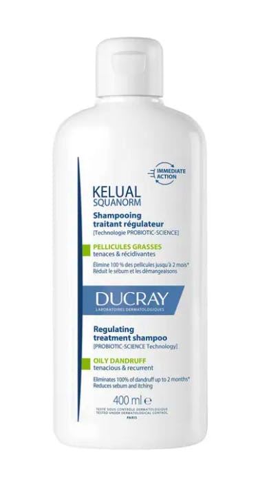 Ducray Kelual Squanorm Oily Dandruff Treatment Shampoo 400 ml