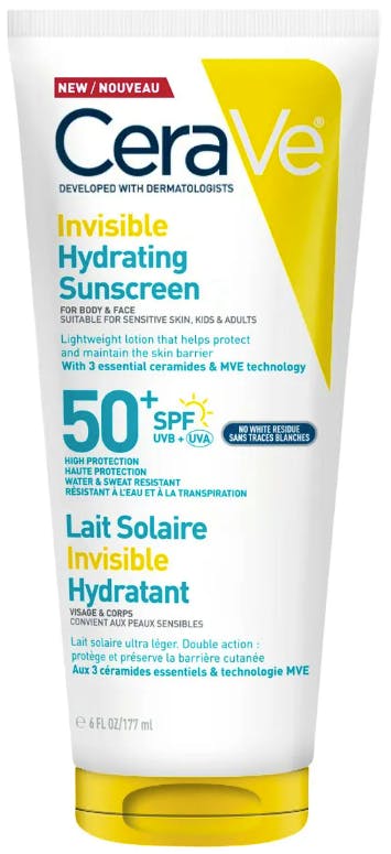 CeraVe Invisible Hydrating Sunscreen SPF50+ 177 ml