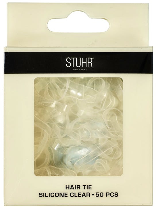 Stuhr Hair Tie Silicone Clear 50 st