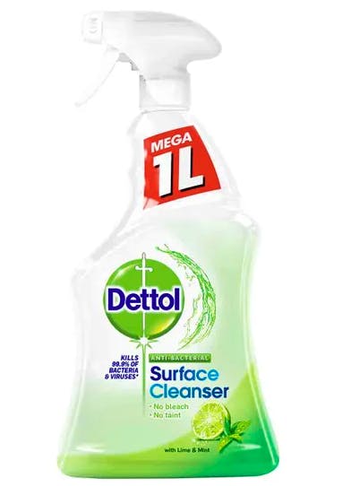 Dettol Anti-Bac Surface Cleanser Lime And Mint Trigger 1L 1000 ml