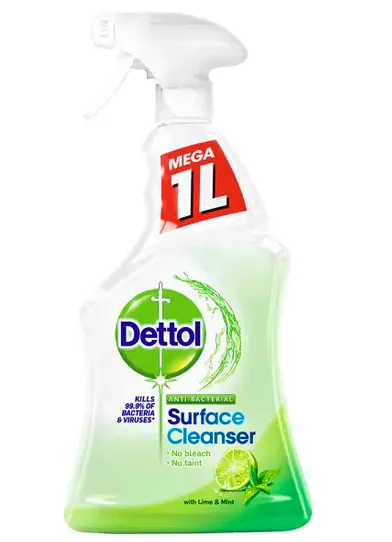 Dettol Anti-Bac Surface Cleanser Lime And Mint Trigger 1L 1000 ml