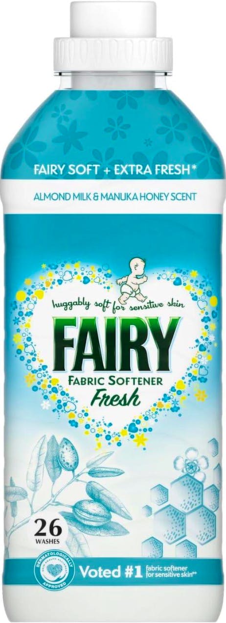 Fairy Fabric Conditioner Almond Milk And Manuka Honey 26 Washes 858 ml