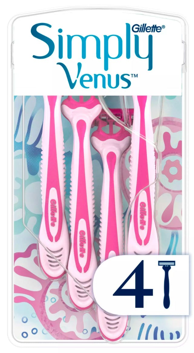 Gillette Simply Venus 3 Disposable Razors 4s 4 kpl