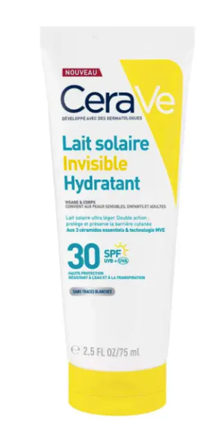 CeraVe Invisible Hydrating Sunscreen SPF30 75 ml