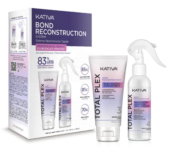 KATIVA Total Plex Bond Builder Treatment Kit 70 ml + 60 ml