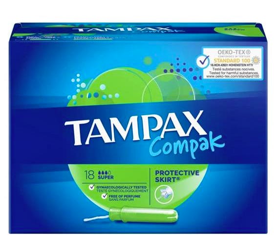 Tampax Compak Super 18 st