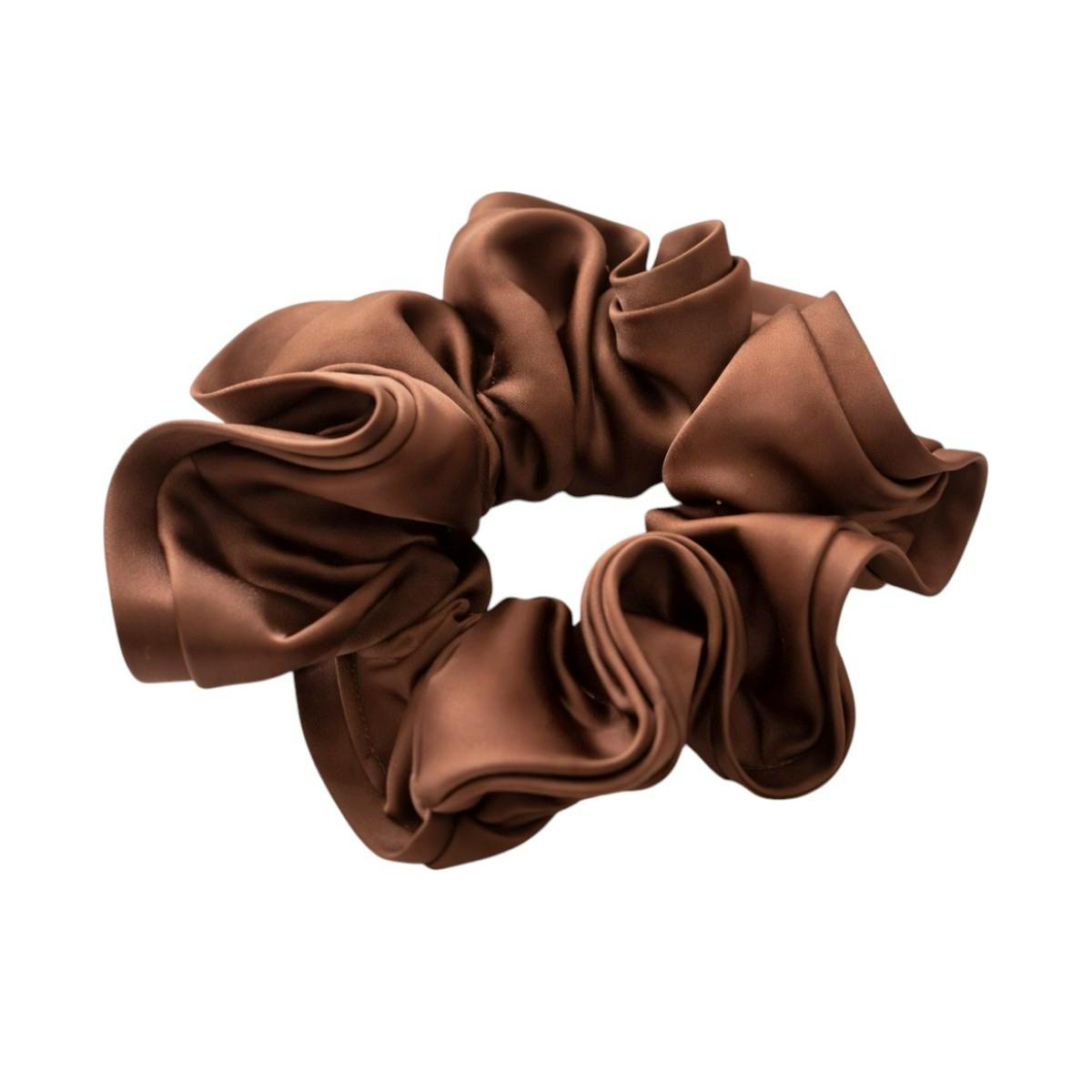 Namiso Aura-Satin Scrunchie Brown 1 kpl