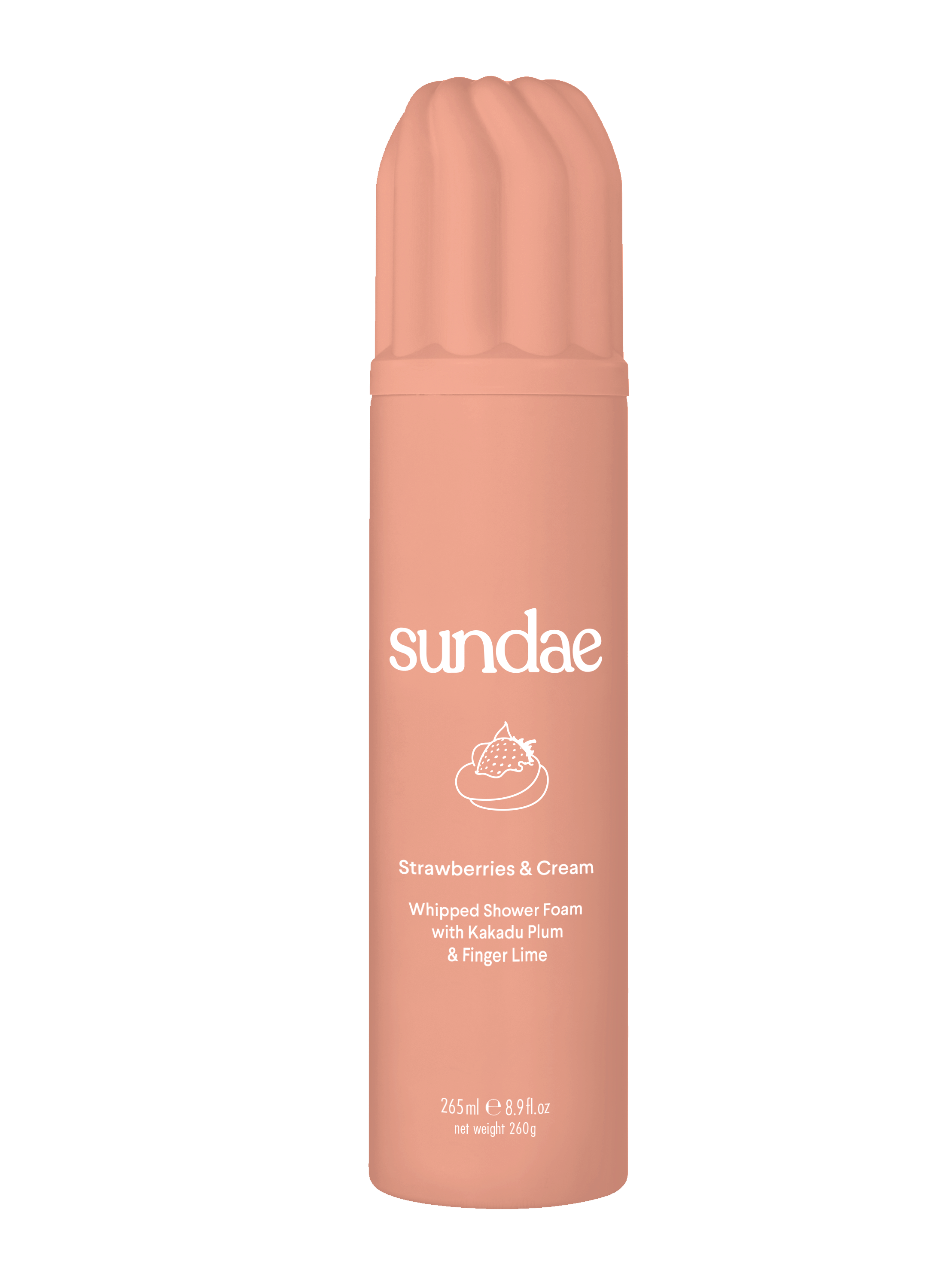 Sundae Strawberries & Cream Whipped Shower Foam 265 ml