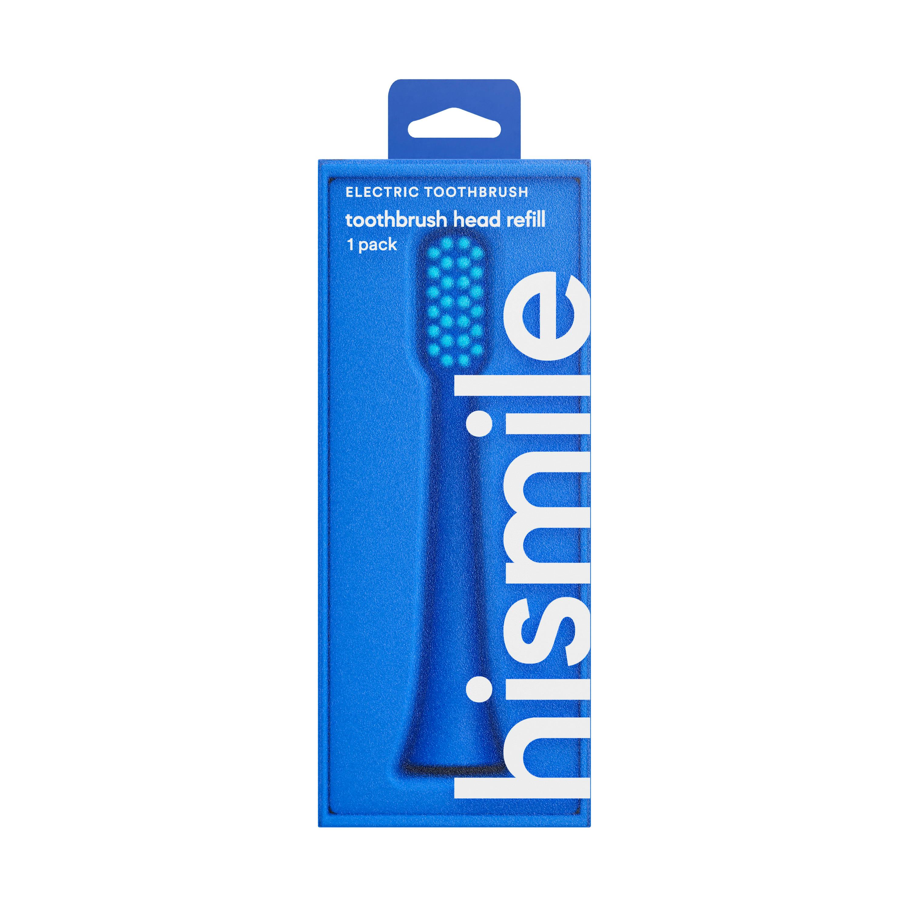 Hismile Toothbrush Head Refill - Bright Blue 1 P 1 st